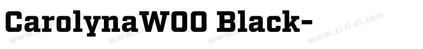 CarolynaW00 Black字体转换 CarolynaW00 Black字体转换